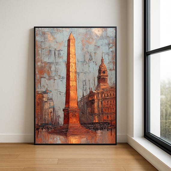 High Resolution Landmark Oil Painting