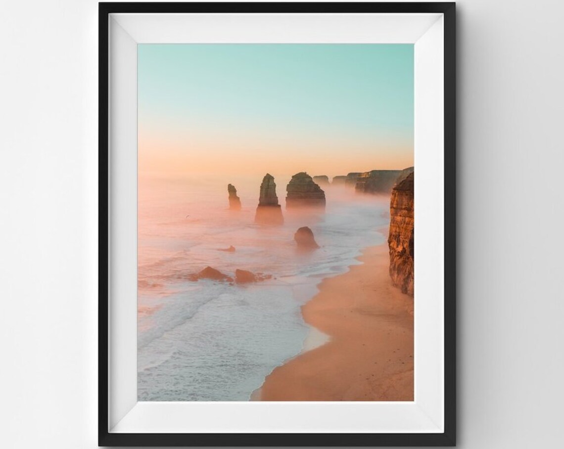 12 Apostles Australia Landscape Travel Poster - Image 2