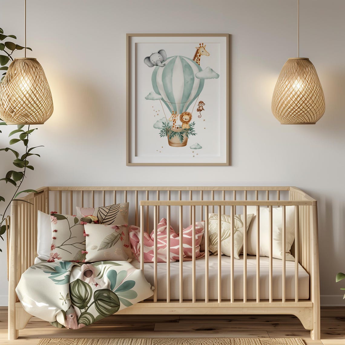 Safari Animal Art, Jungle Nursery Decor - Image 3