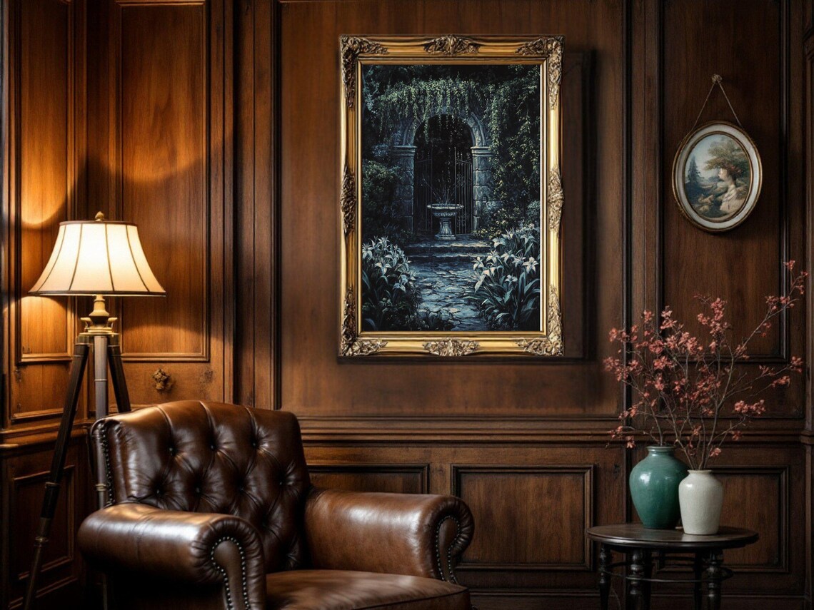 Enchanted Garden, Dark Academia Art Print - Image 2