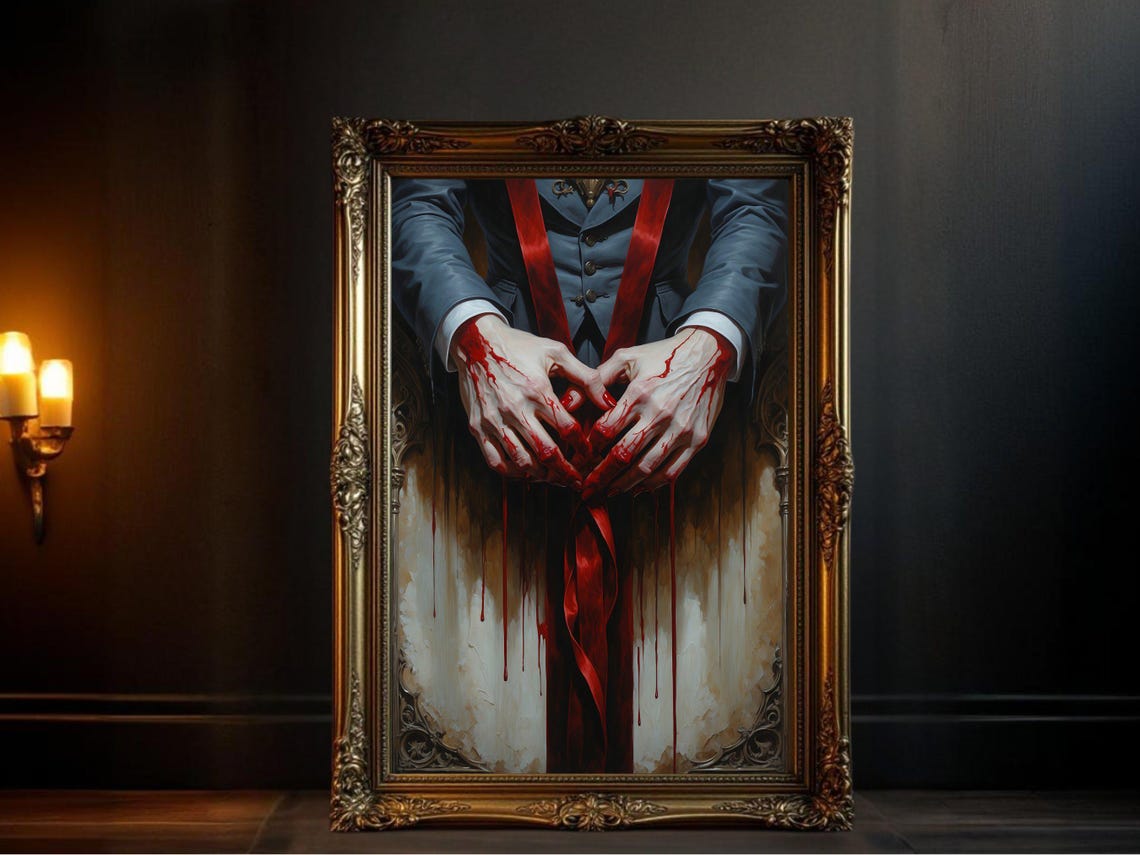 Gothic Hands Dark Fantasy Art Print