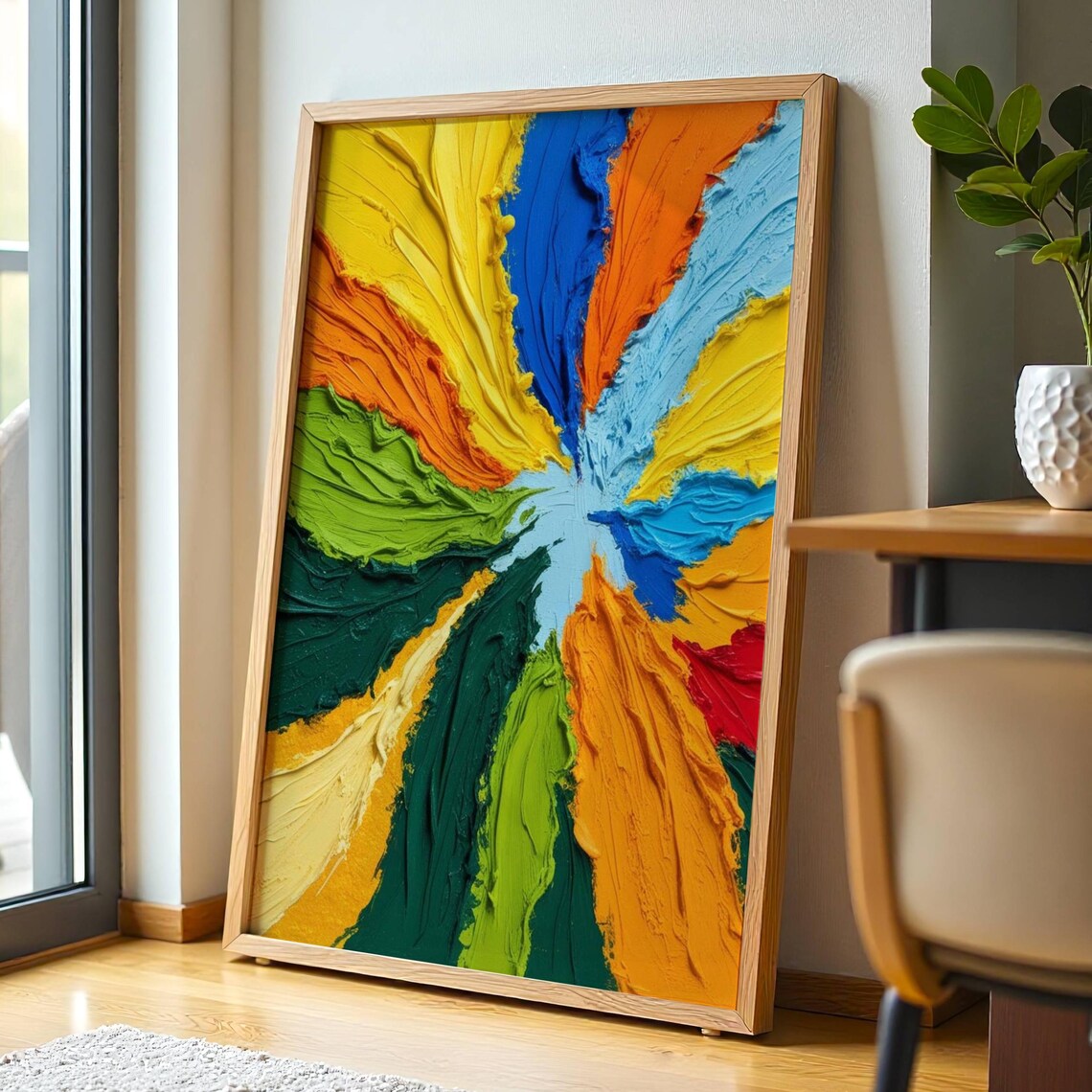 Colorful Abstract Artwork, Modern Home Decor - Image 4