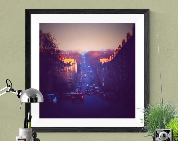 Sunrise In Comley Bank Photographic Print