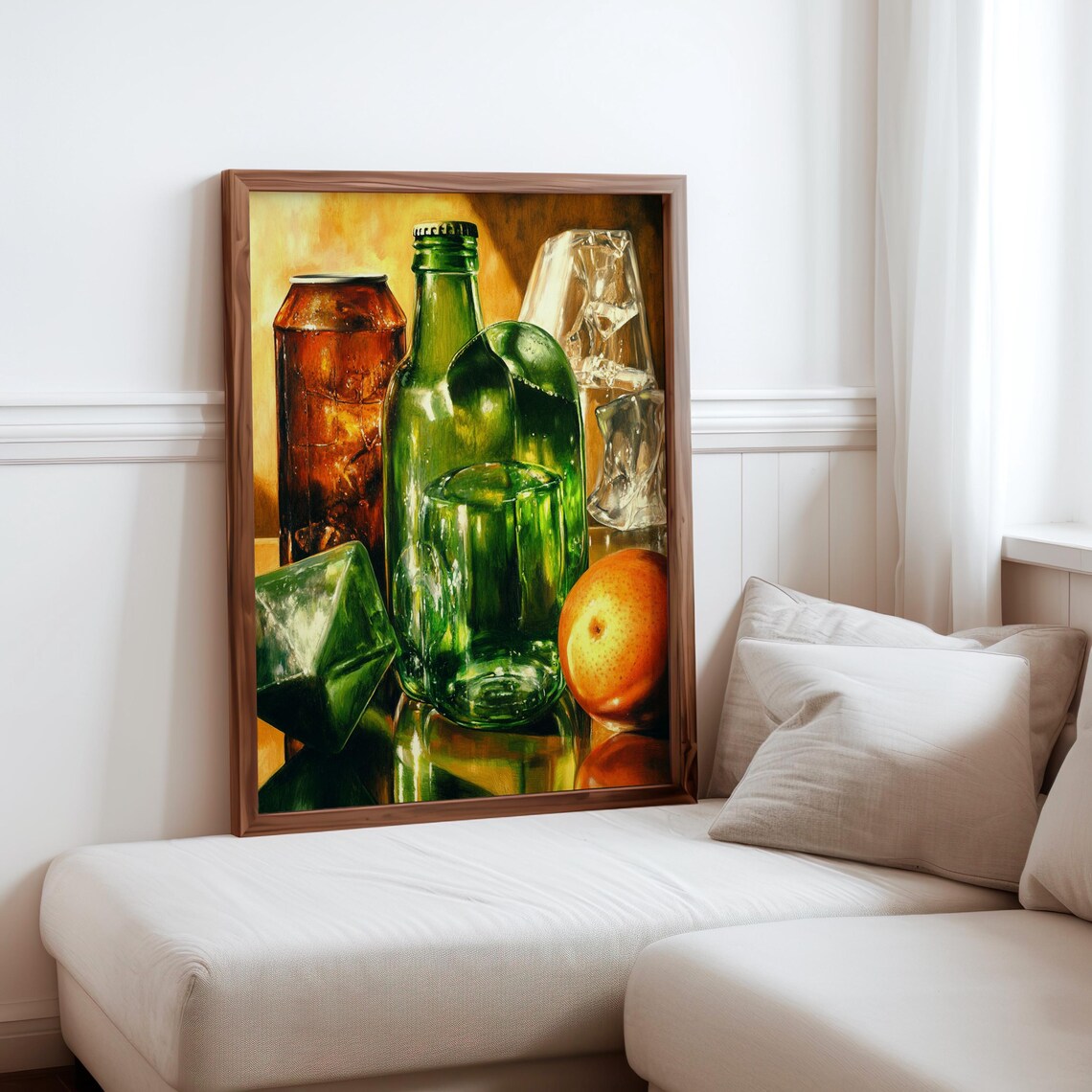 Pedro Campos Inspired Photorealism Print Hyperrealistic Object Posters Modern Realism Wall Decor Realistic Soda Can Fruit Art Print
