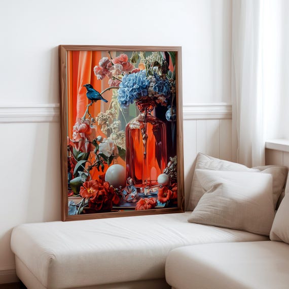 Audrey Flack Inspired Art Photorealism Poster Elegant Wall Art Surrealism Inspired Poster Unique Gift Idea Geometric Abstraction
