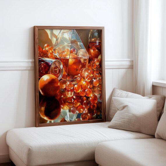 Pedro Campos Inspired Photorealism Print Hyperrealistic Object Posters Modern Realism Wall Decor Realistic Soda Can Fruit Art Print