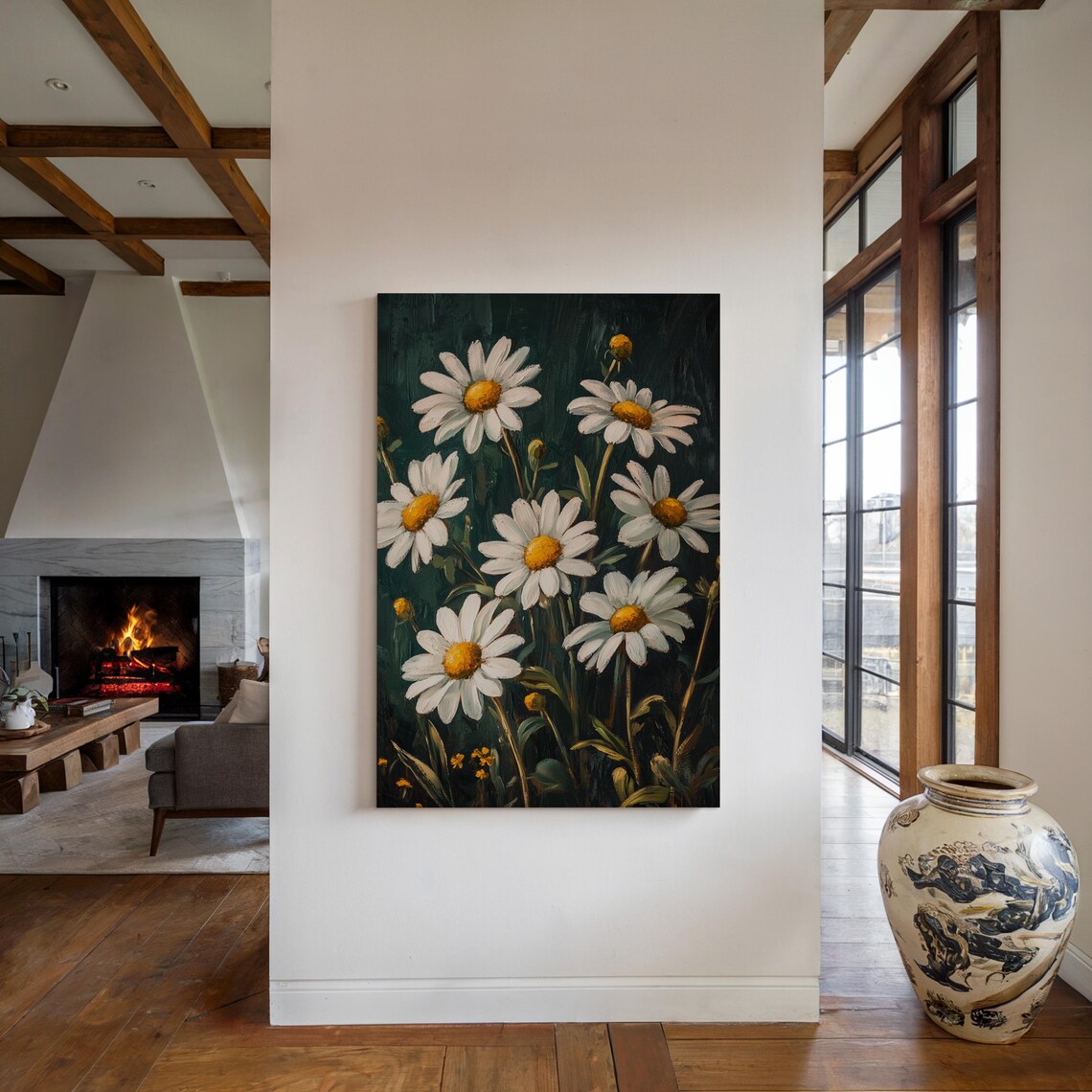 Rustic Daisy Floral, Nature-Inspired Decor - Image 5