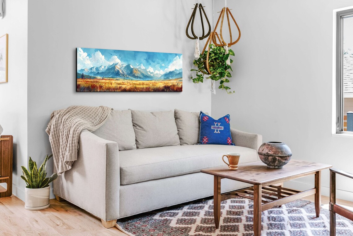 Brooks Mountain Range Mid-Century Modern Landscape - Image 7