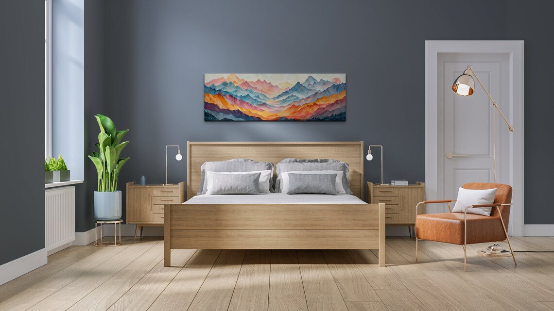 Sierra Nevada Mid-Century Modern Panoramic Scenery - Image 4