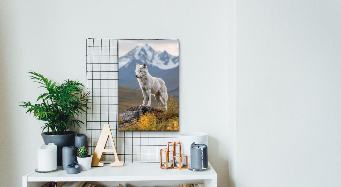 White Wolf Photography, Nature Office Art Print - Image 6