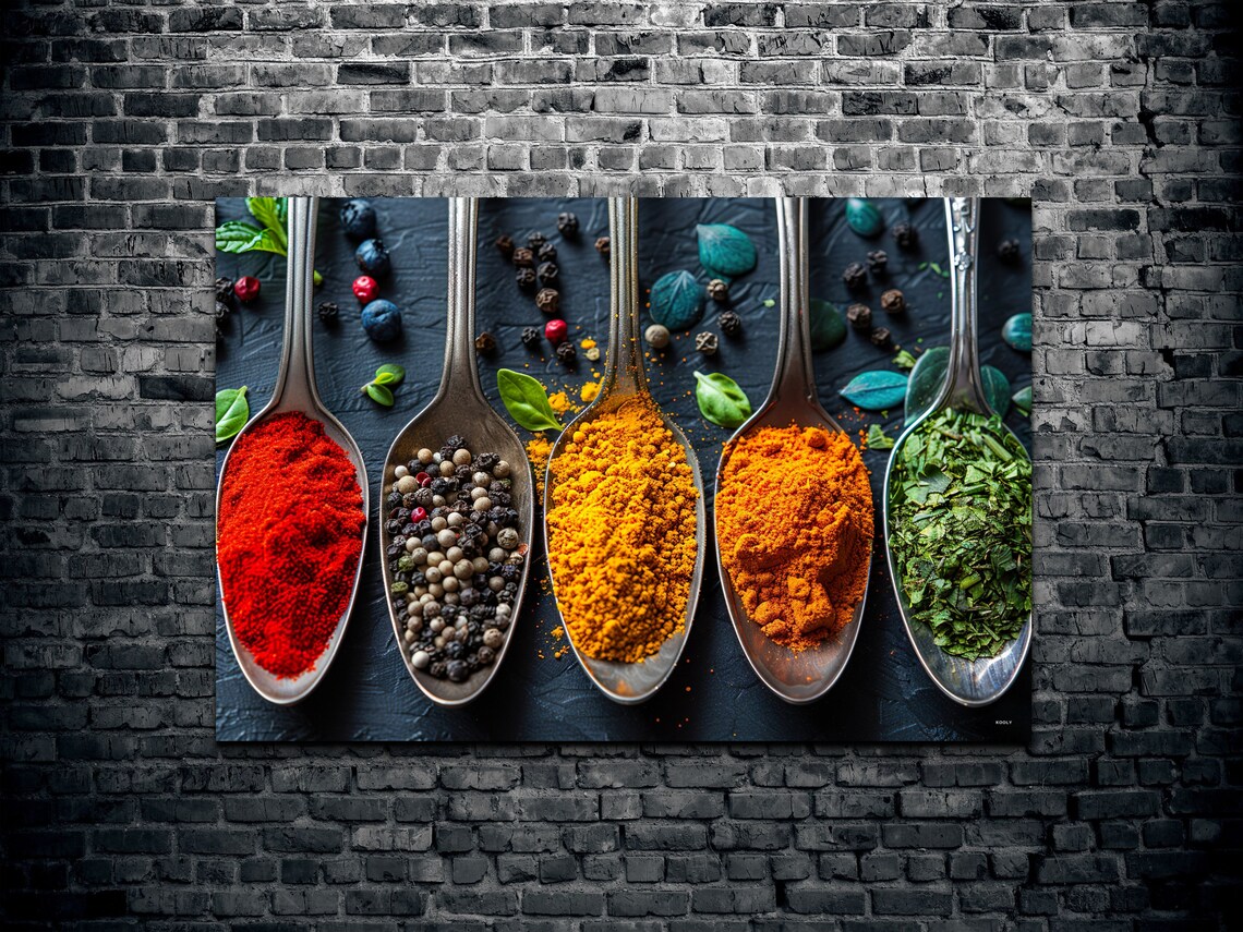 Herbs And Spices Art Print, Modern Kitchen Decor - Image 2