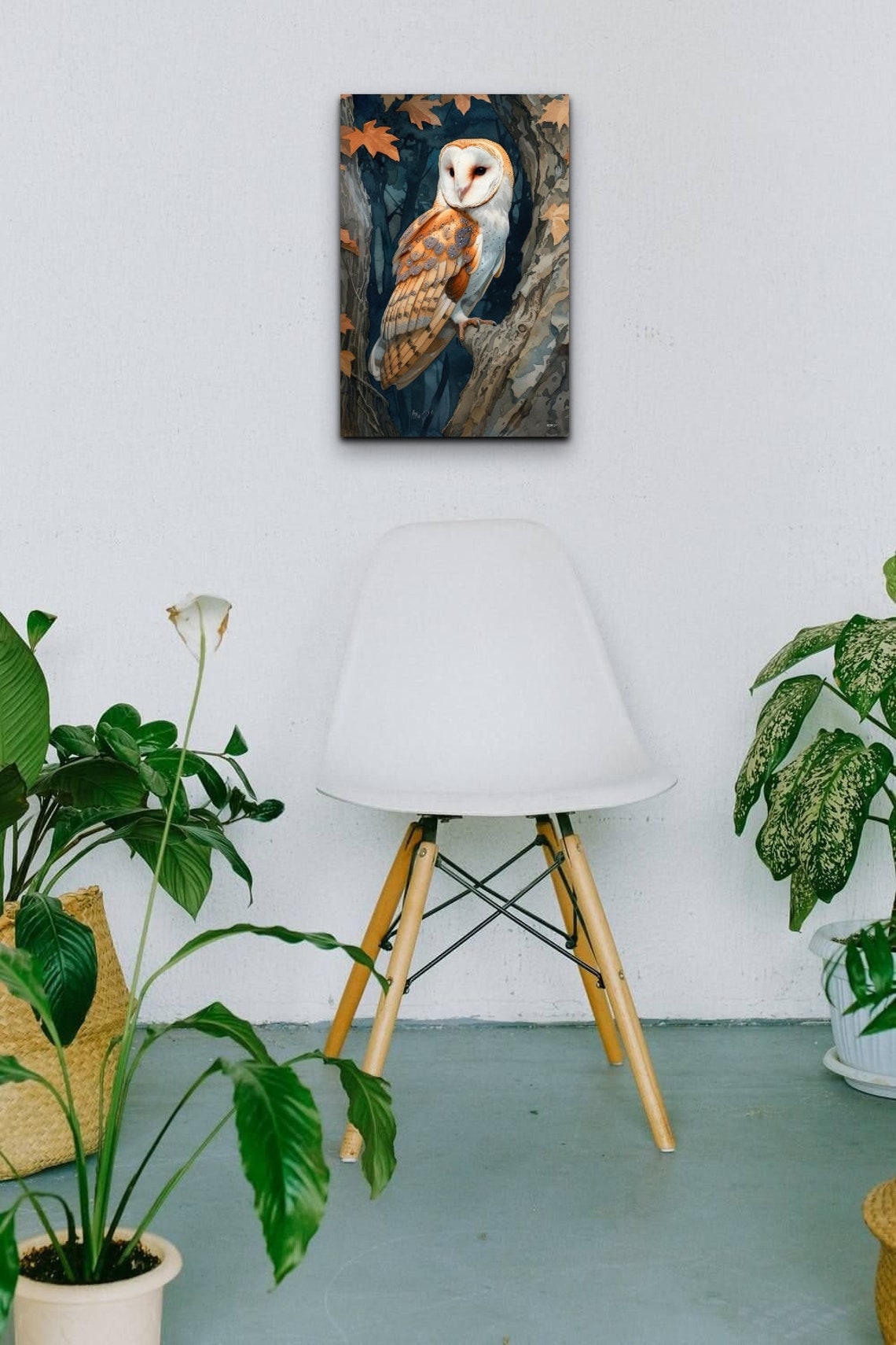 Antique Barn Owl Art Print - Image 6
