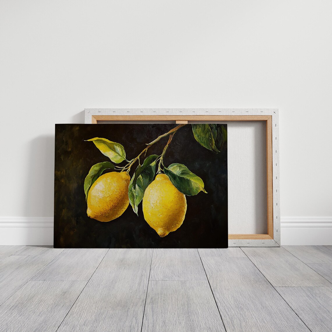 Vintage Lemon Art Rustic Kitchen Decor Citrus Fruit Wall Art Print Farmhouse Dining Room Poster Mediterranean Style - Image 3