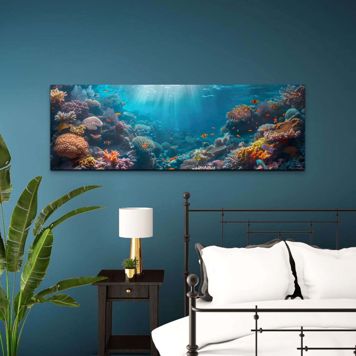 Coral Reef Underwater Seascape Panoramic Ocean Tropical Fish Poster - Image 6