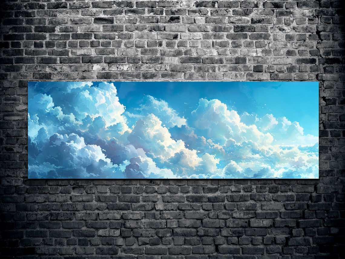 Panoramic Cloud Sky Wall Art - Image 2