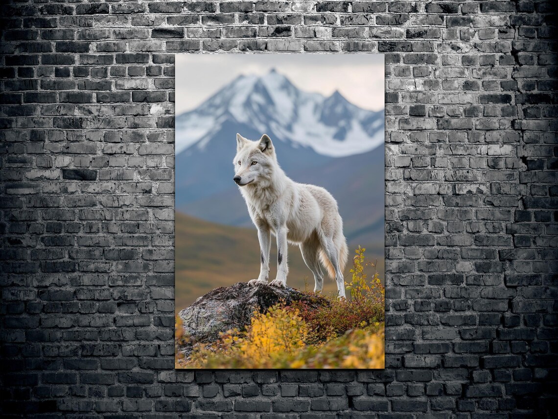 White Wolf Photography, Nature Office Art Print - Image 2
