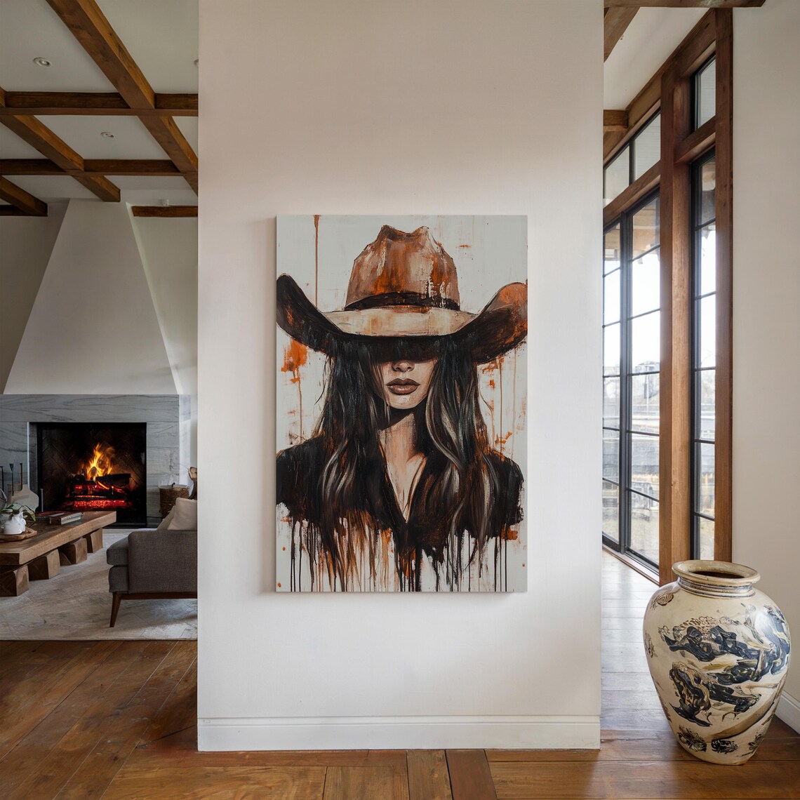 Cowgirl Wall Art, Western Woman Art Print - Image 2