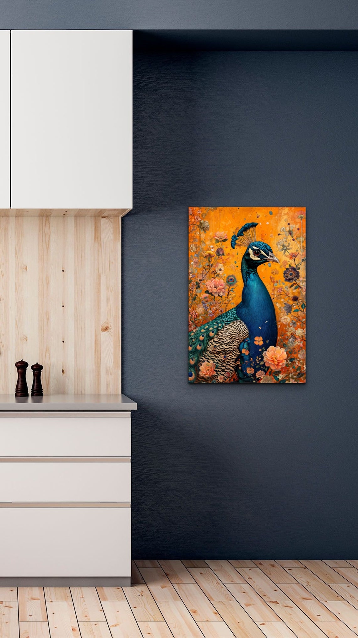 Victorian Peacock Art Print - Image 6