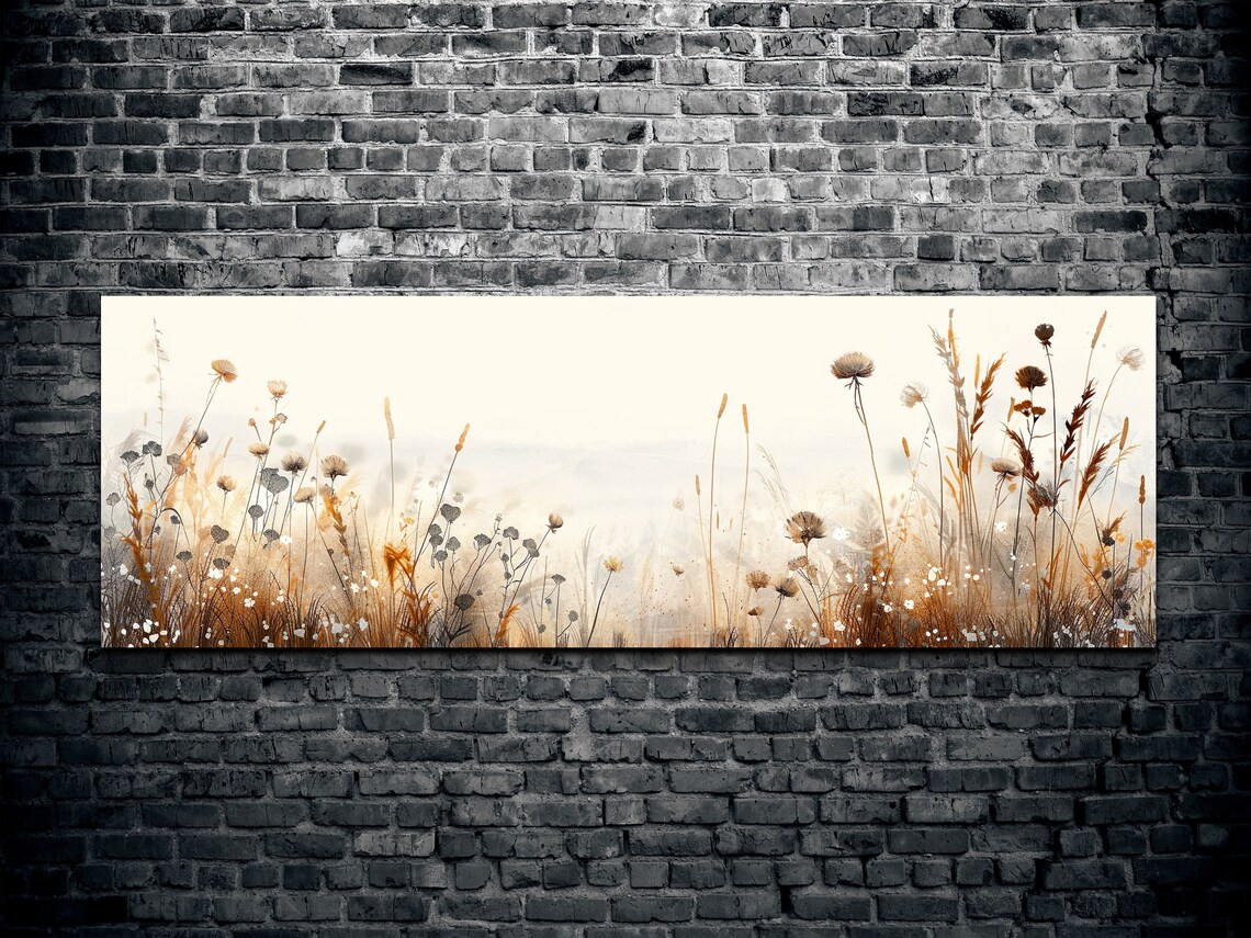 Vintage Botanical Scene Art Print, Nature Artwork - Image 2
