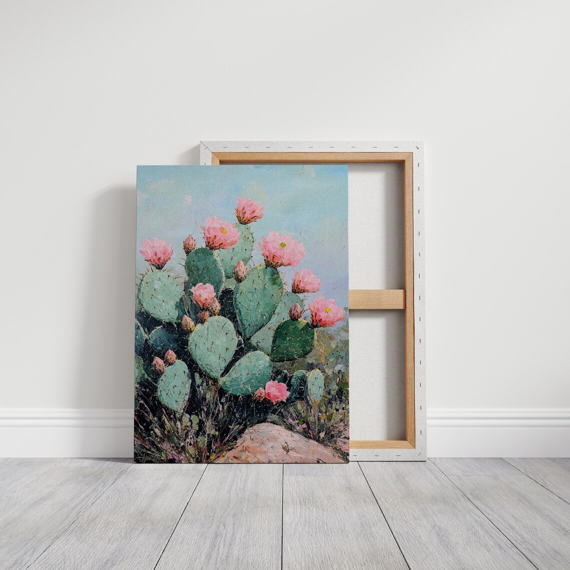 Cactus Bloom Art Print, Southwest Nature Decor - Image 3