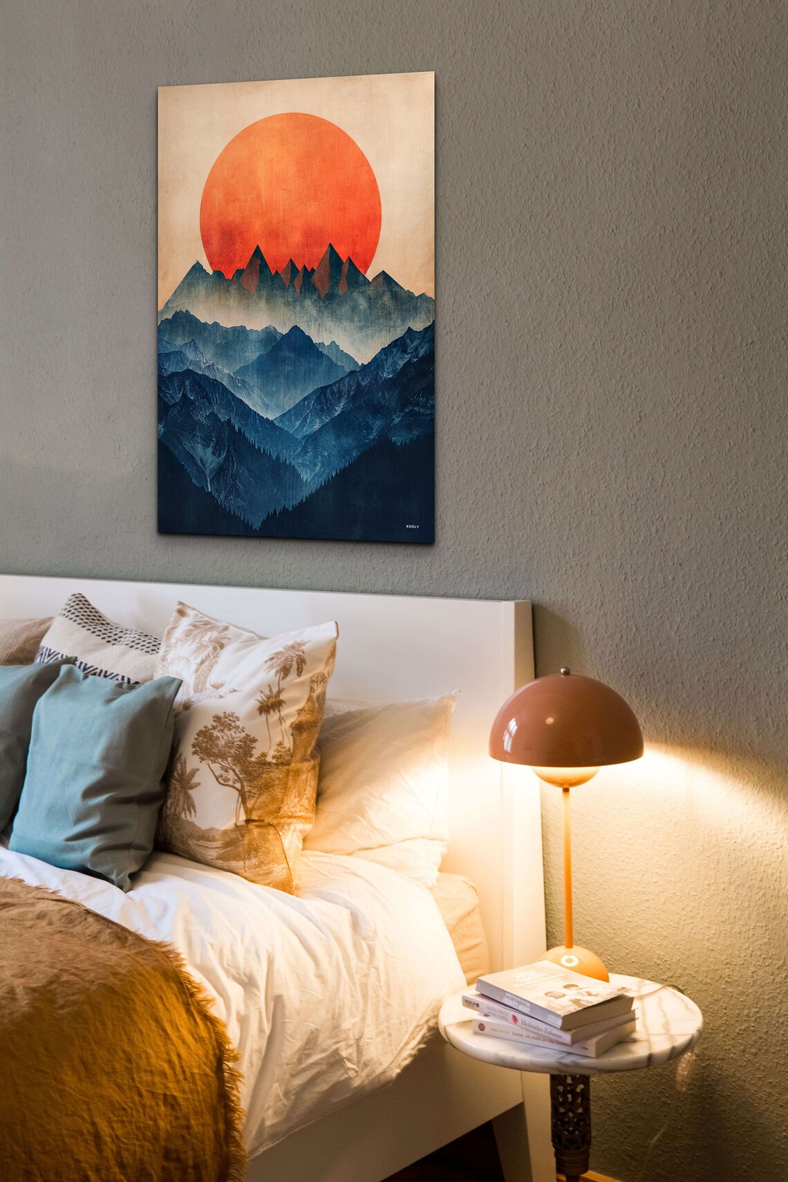 Mid Century Modern Mountain Wall Art - Image 5