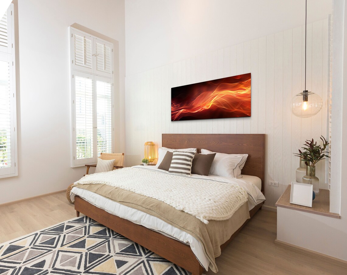 Abstract Wave Art Print, Modern Contemporary - Image 5