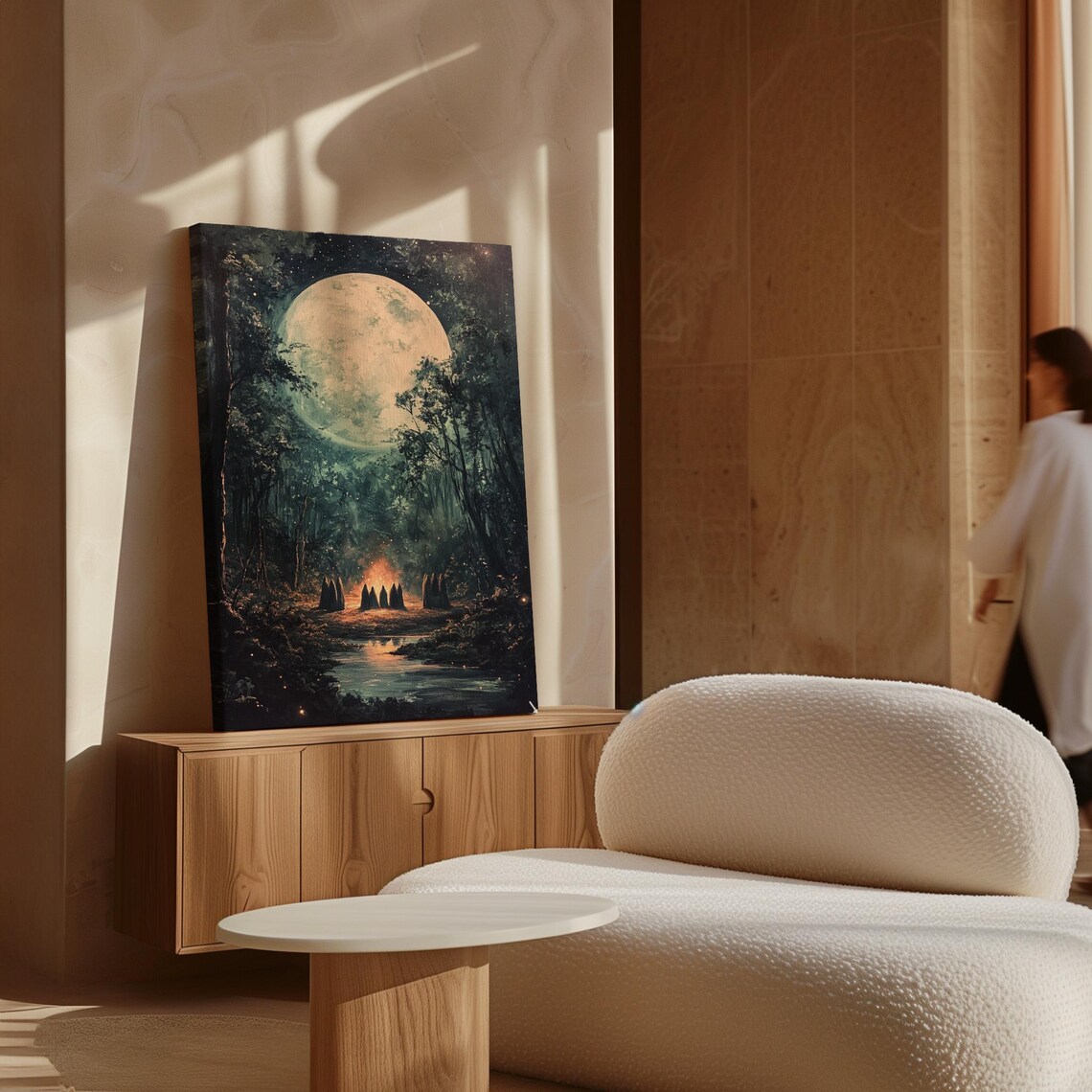 Enchanting Forest Moonlight, Witchy Woodland Magic - Image 7