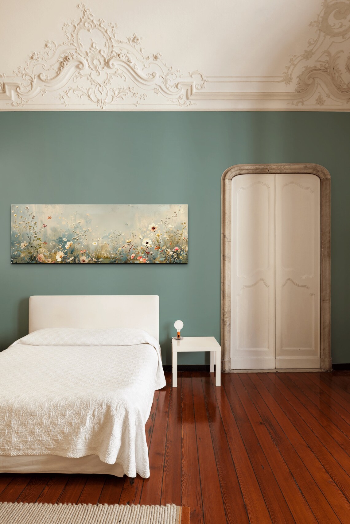 Vintage Wildflower Scene, Nature Art Print - Image 5