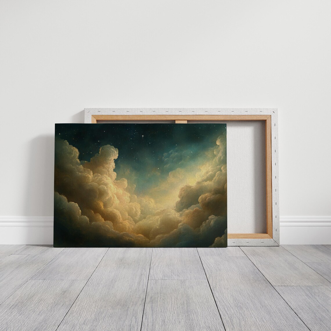 Celestial Clouds And Starlit Sky, Ethereal Decor - Image 3