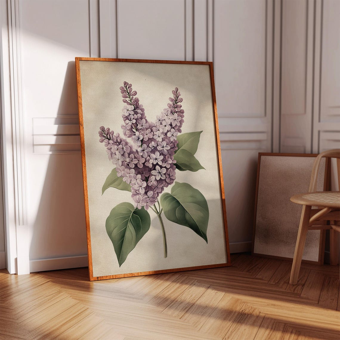 Vintage Lilac Botanical Art Print, Cottagecore Floral - Image 5