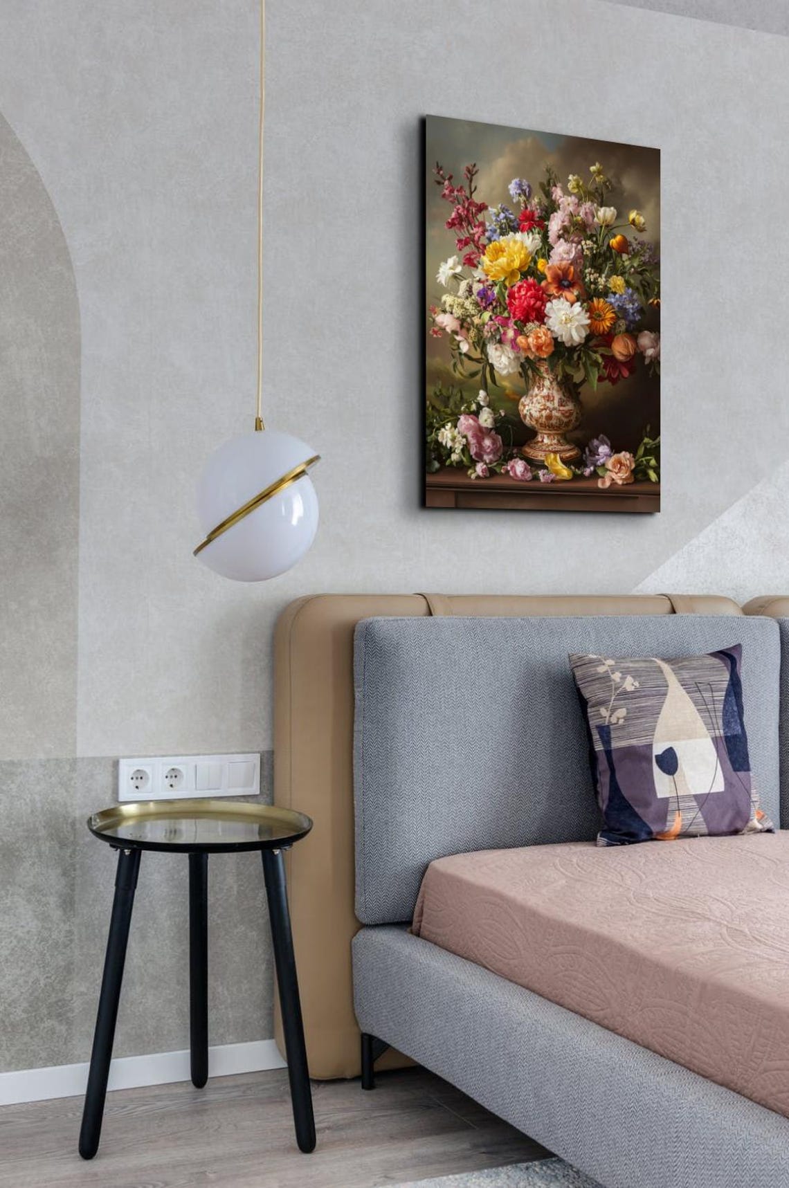 Dutch Style Floral Bouquet Ornate Vase Classic Still Life Poster - Image 3