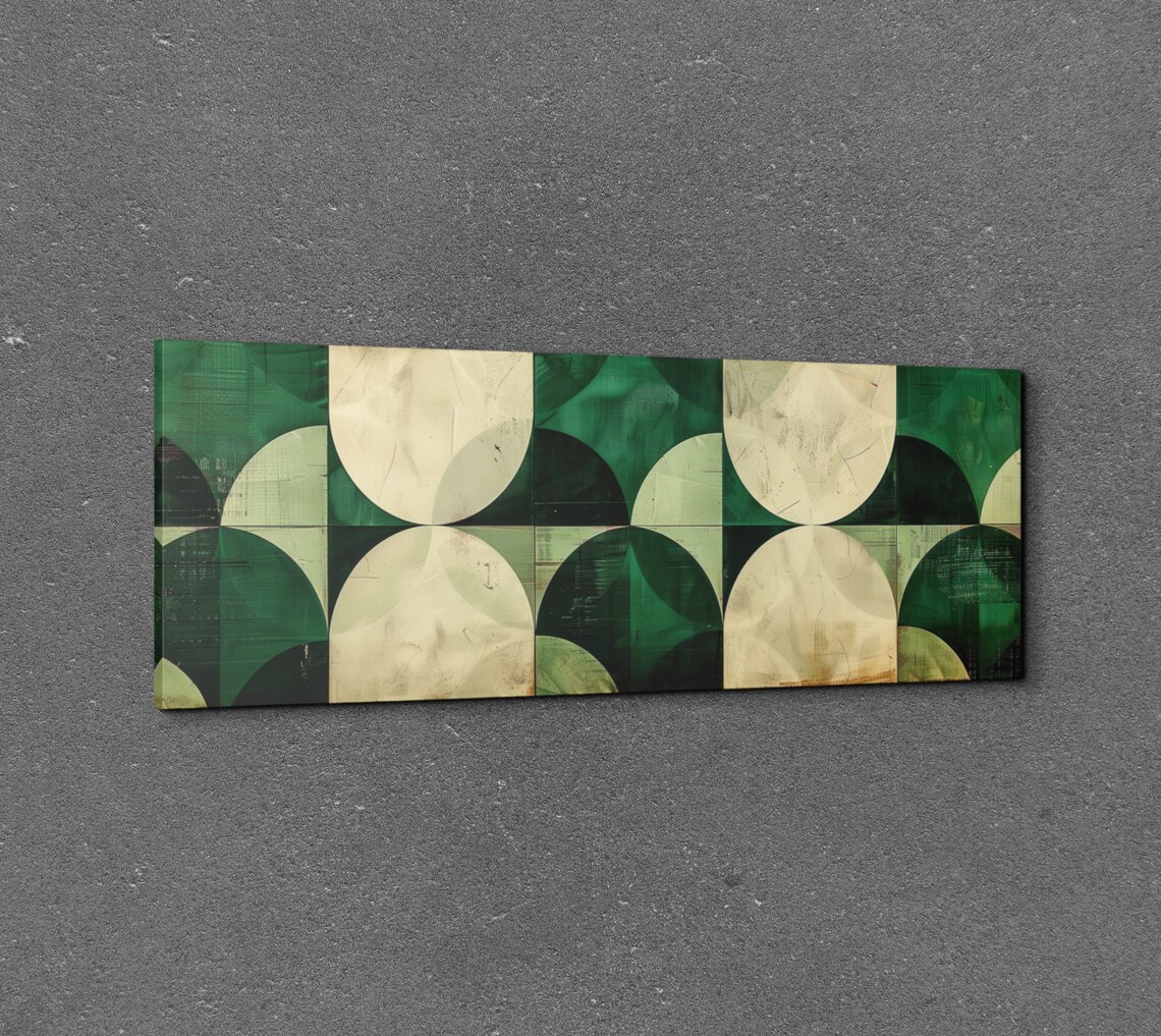 Mid Century Modern Boho Geometric Art Print - Image 3