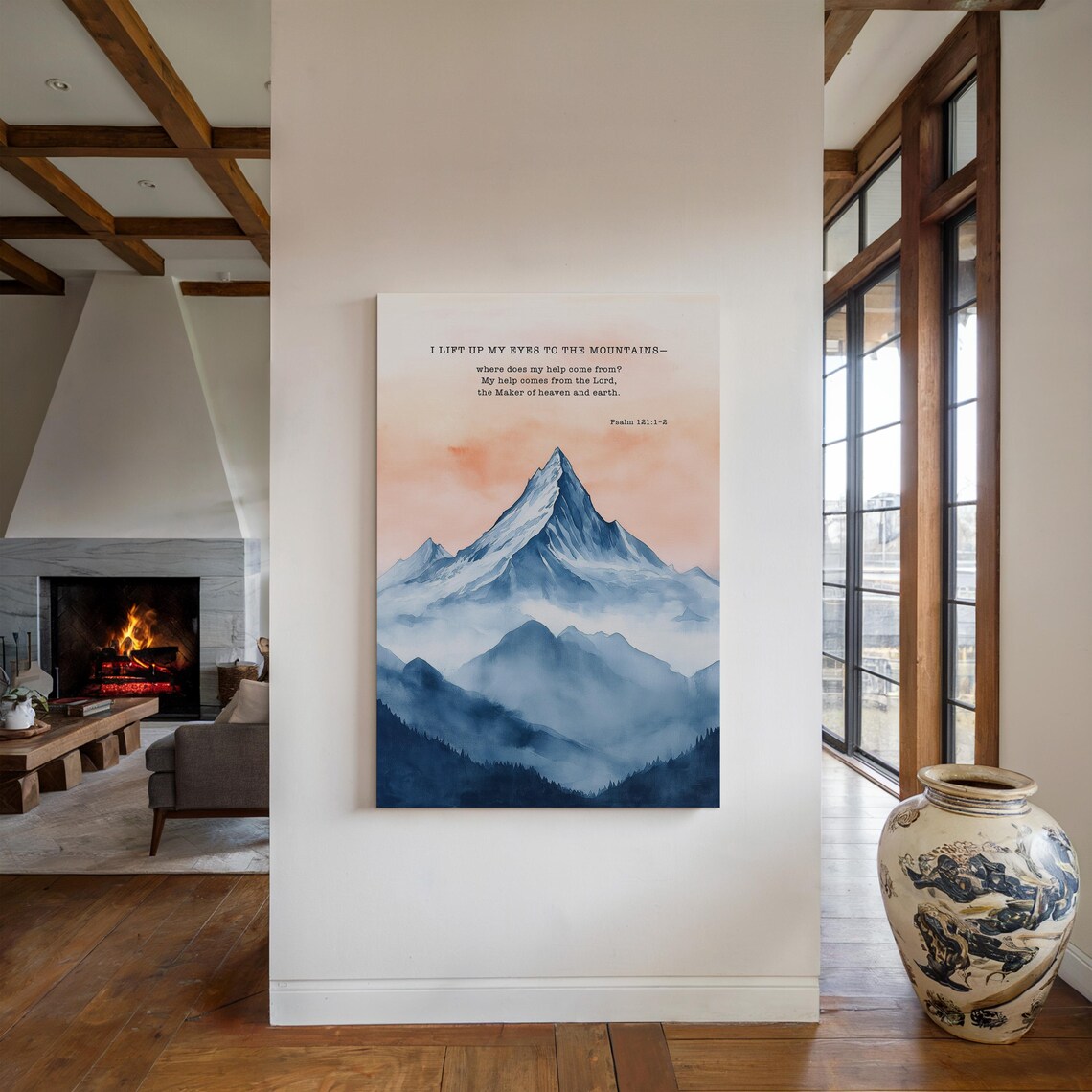 Psalm 1211-2 Mountain, Inspirational Bible Verse - Image 4