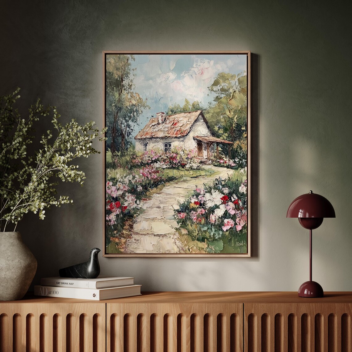 Charming Cottage With Flower Garden, Rustic Landscape - Image 6