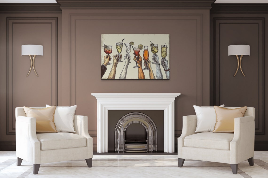 Cheers Boho Minimalist Art Print - Image 5