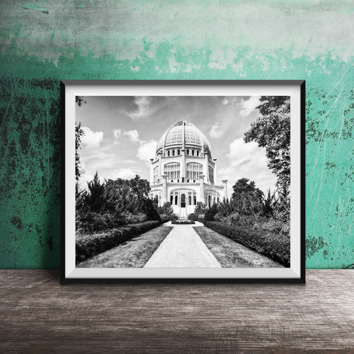 Bahai House of Worship White Dome Wilmette Illinois Photo Poster - Image 2