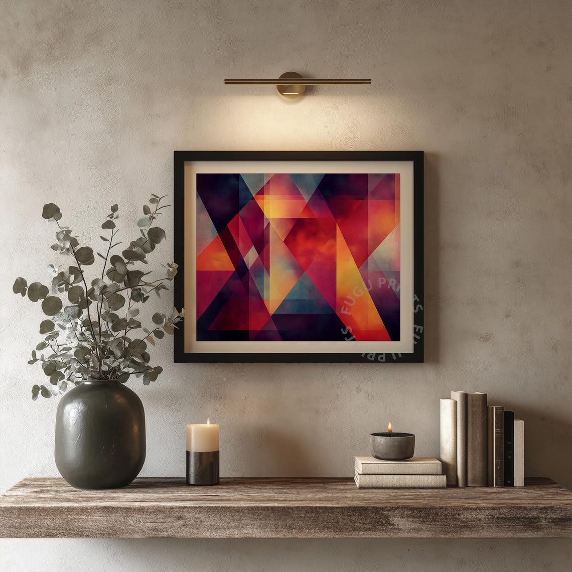 Geometric Abstract Colorful Wall Art Modern Home Decor 19 - Image 4