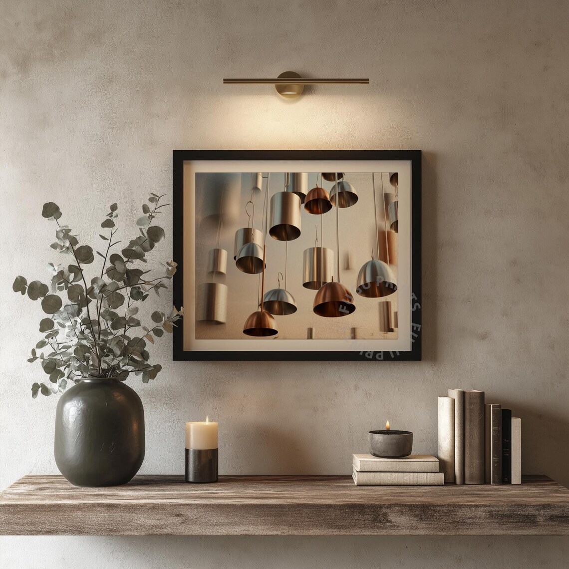Metallic Pendant Lights, Modern Industrial Minimalist - Image 4