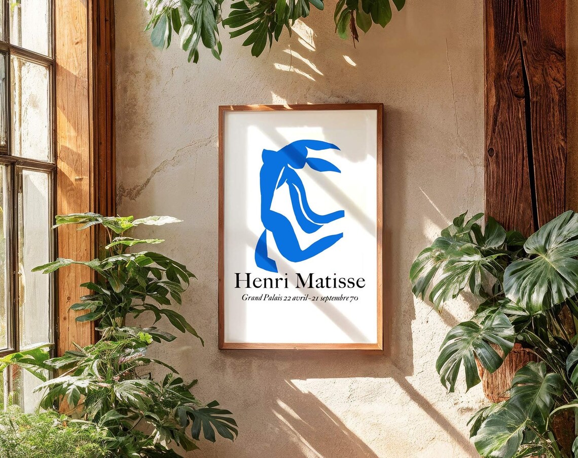 Matisse Print Exhibition Poster Wall Art Mid Century Modern Living Room Decor Vp79 - Image 3