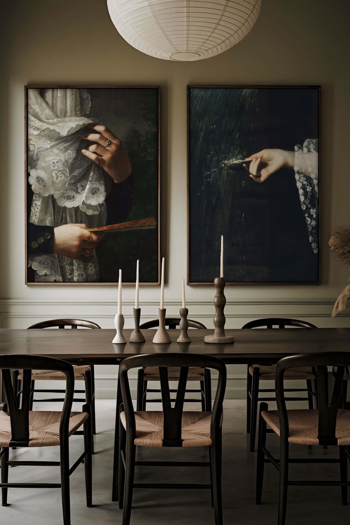 Dark Academia Vintage Portraits, Moody Baroque Style - Image 2