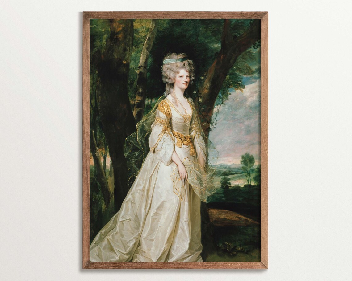 Victorian Regency Art for Coquette Room Decor