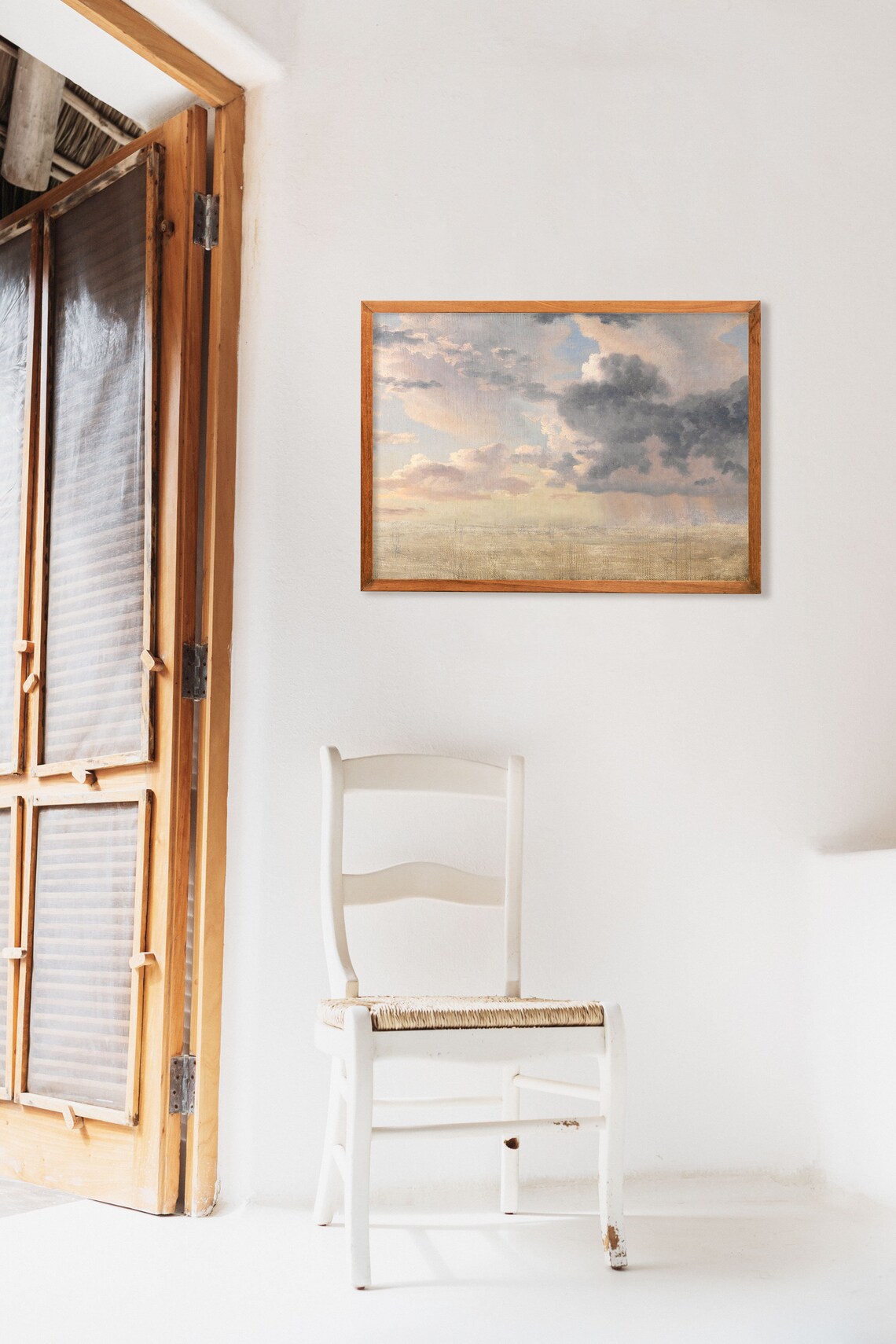 Cloud Painting Print, Sunset Over The Sound Art Print - Image 2