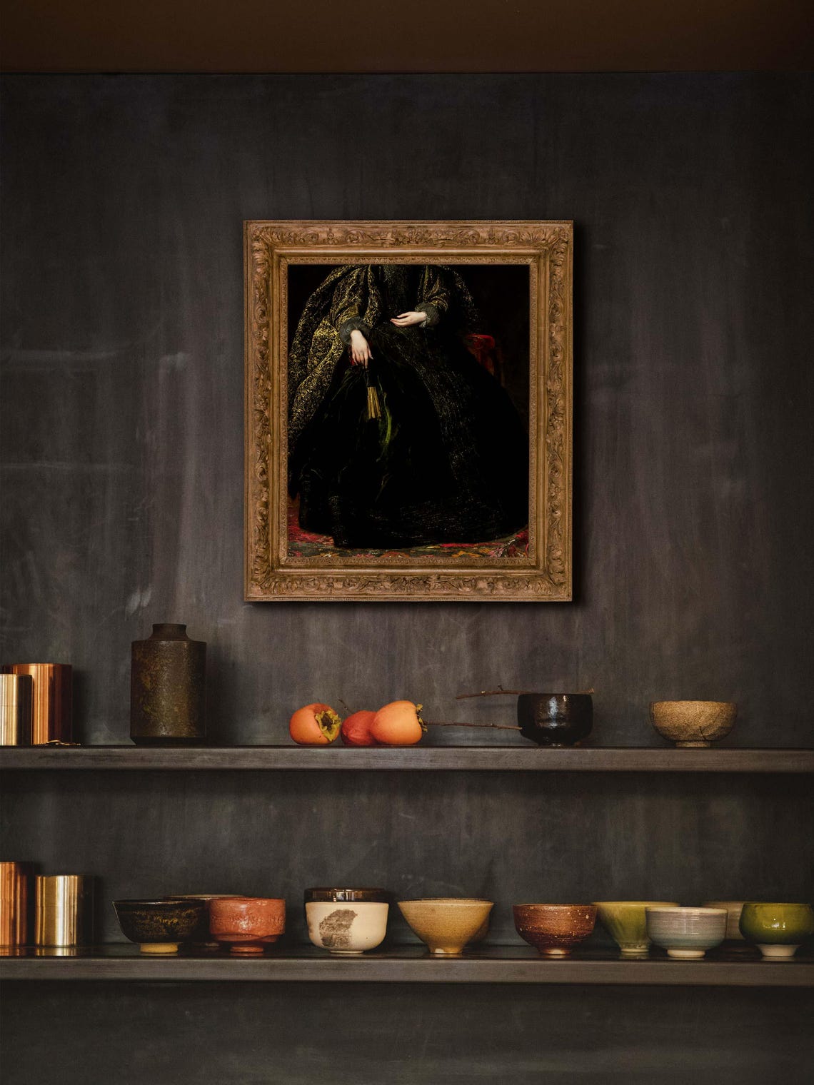 Victorian Woman Portrait, Gothic Dark Academia Art Print - Image 2