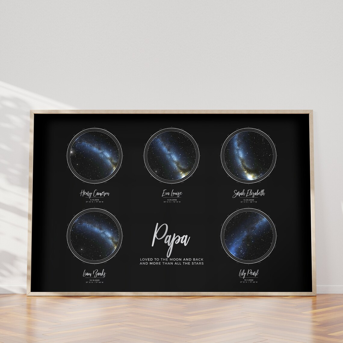Personalized Star Map, Custom Star Chart Poster - Image 4
