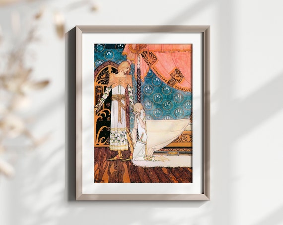 Beautiful Fairytale Art By Kay Nielsen Vintage Wall Decorfolklore Poster Kids Room The Golden Age Oh Illustration