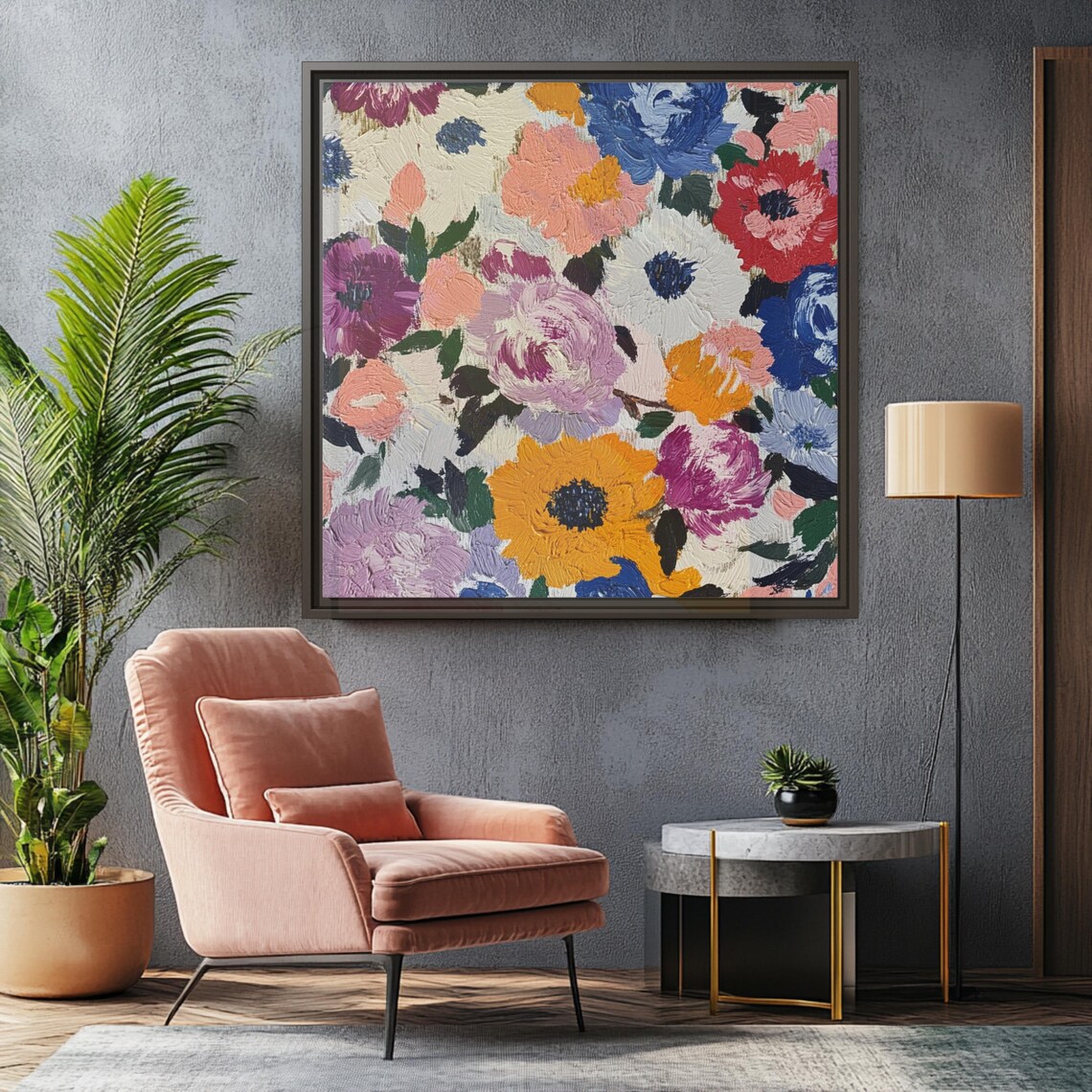 Floral Art Print, Gift for Flower Lovers