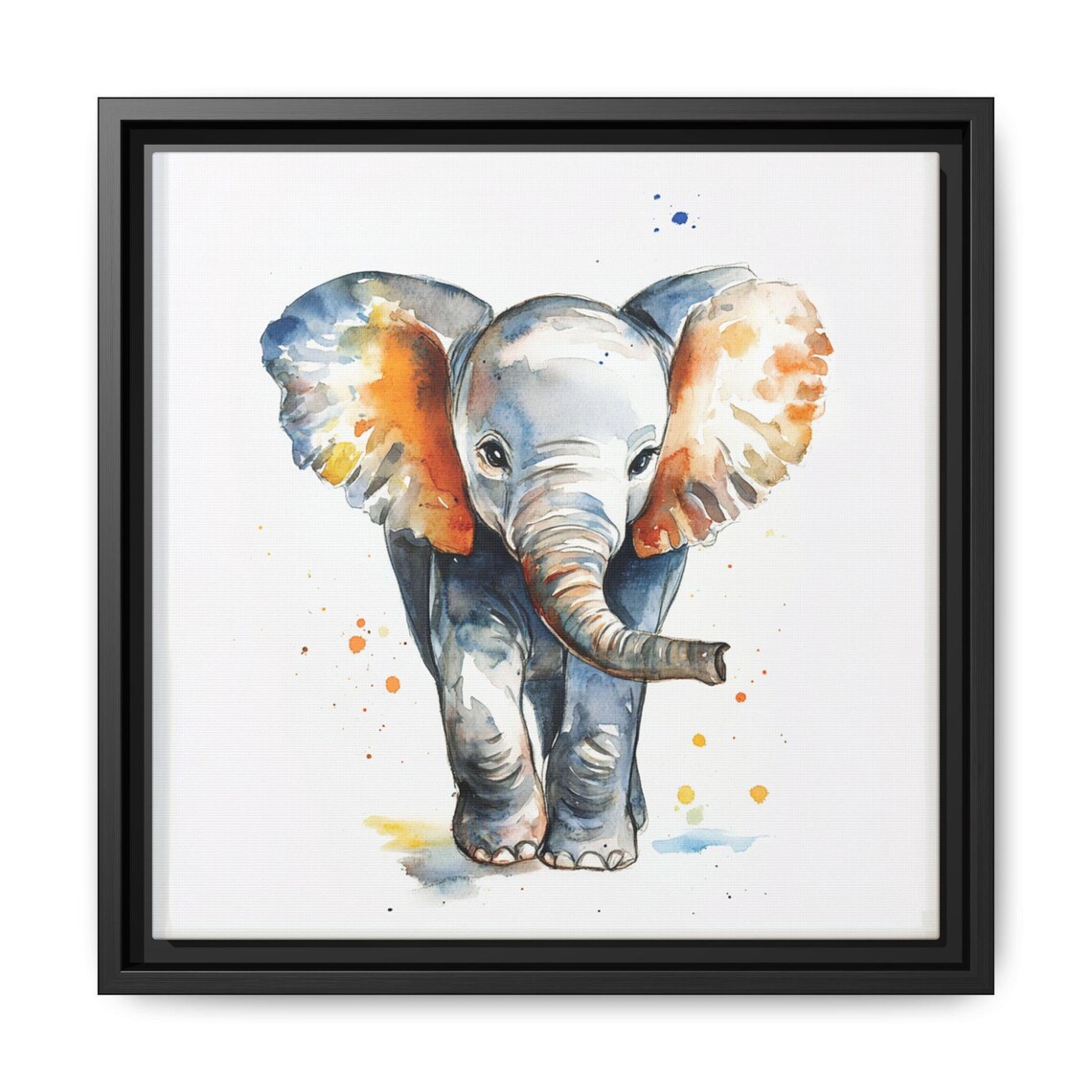 Elephant Watercolor Animal Print, Nursery Decor - Image 5