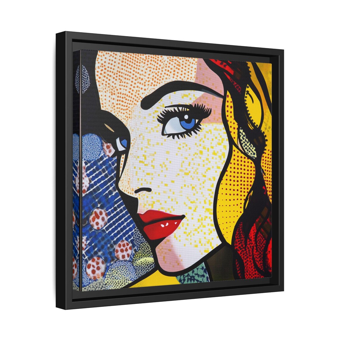 Lichtenstein Inspired Pop Art, Modern Art Poster - Image 2