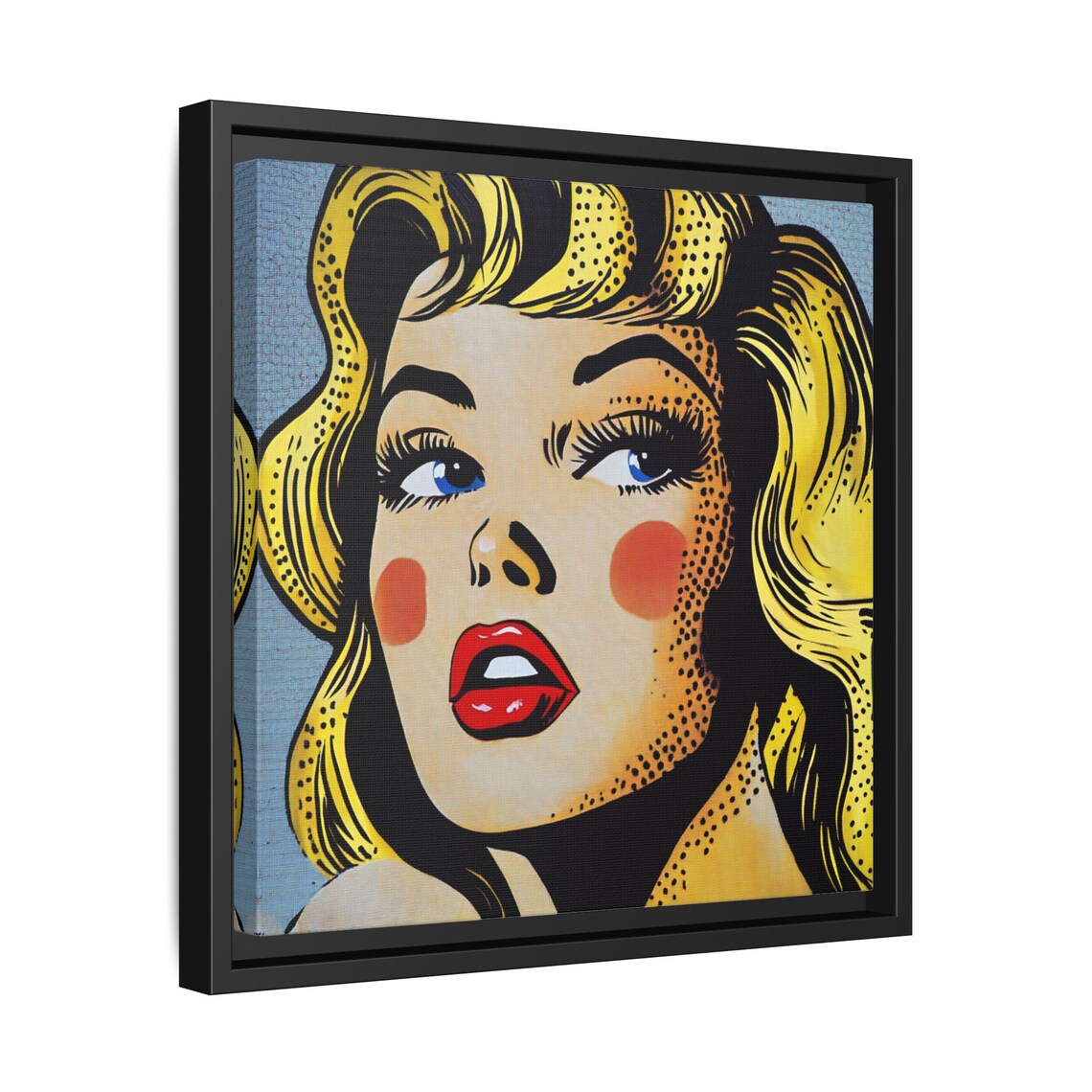 Lichtenstein Inspired Pop Art, Modern Art Poster - Image 2