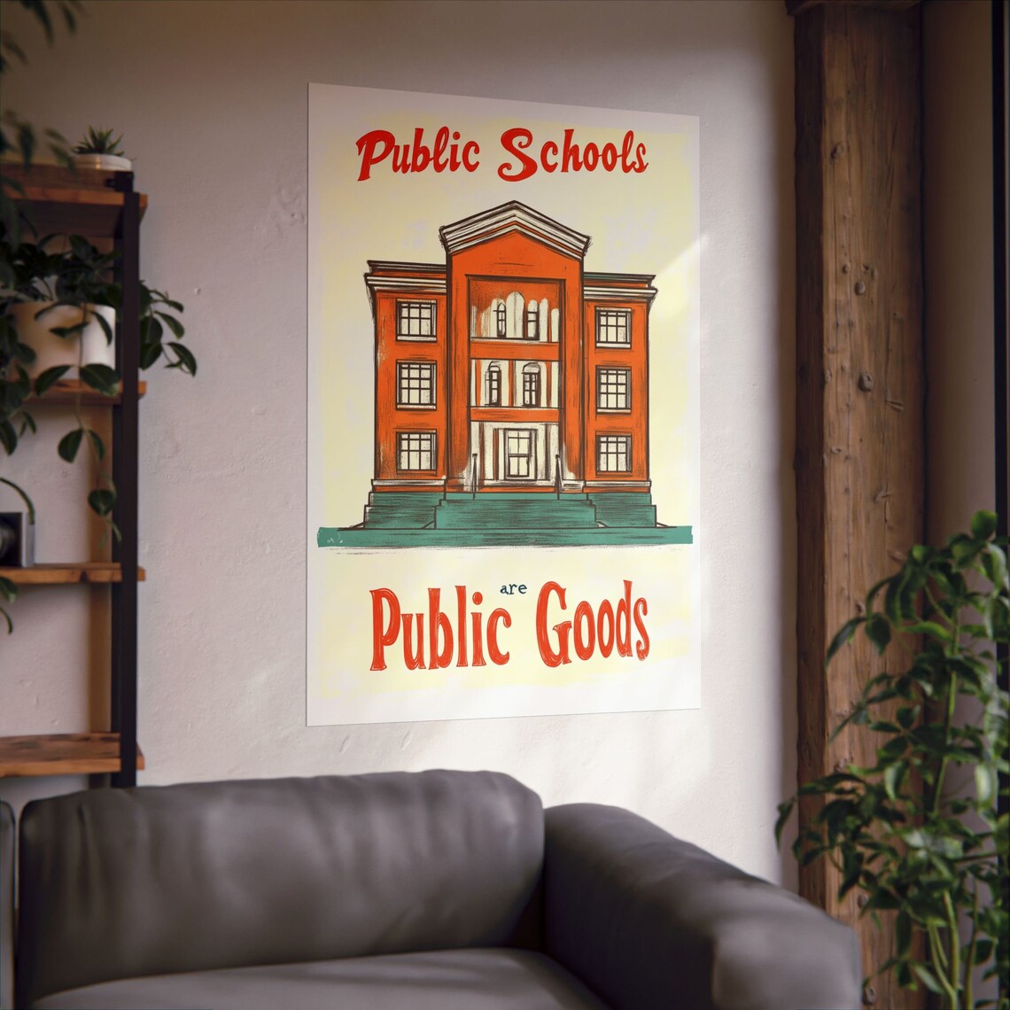 Public Schools Are Public Goods Poster Statement Art - Image 2